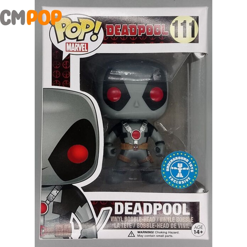 Deadpool (Grey) - #111 - Funko Pop! - Marvel - Deadpool - Underground Toys Exclusive