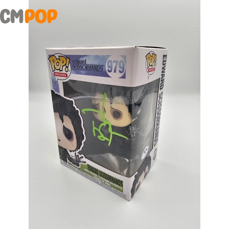 Edward Scissorhands - #979 - Funko Pop! - Movies - Edward Sissorhands - Signed by Jonny Depp- Certified Pop!