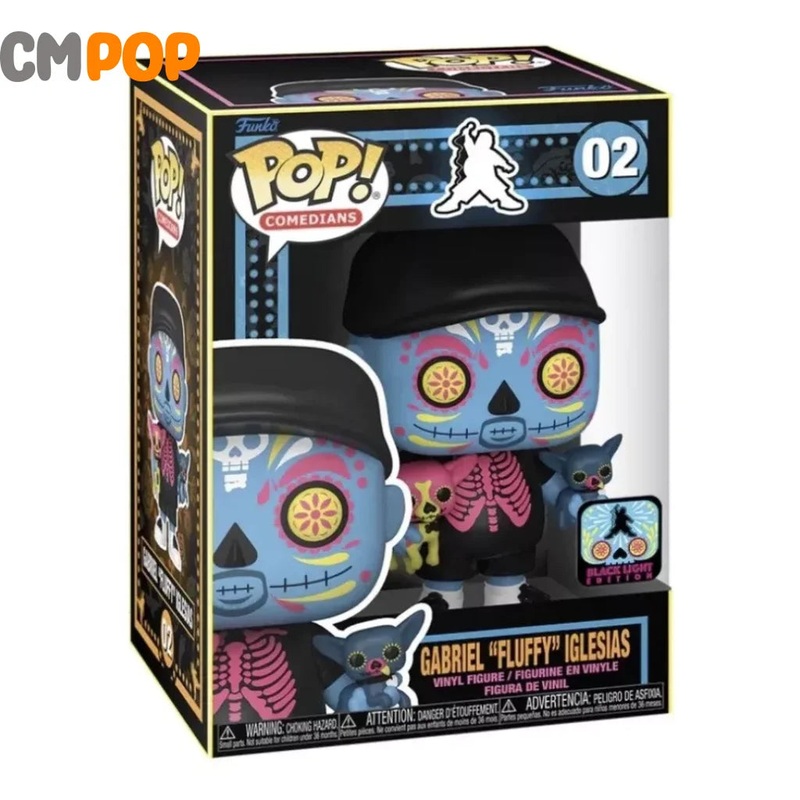 Gabriel "Fluffy" Iglesias  - #02 - Funko Pop! - Comedians - Black Light Edition