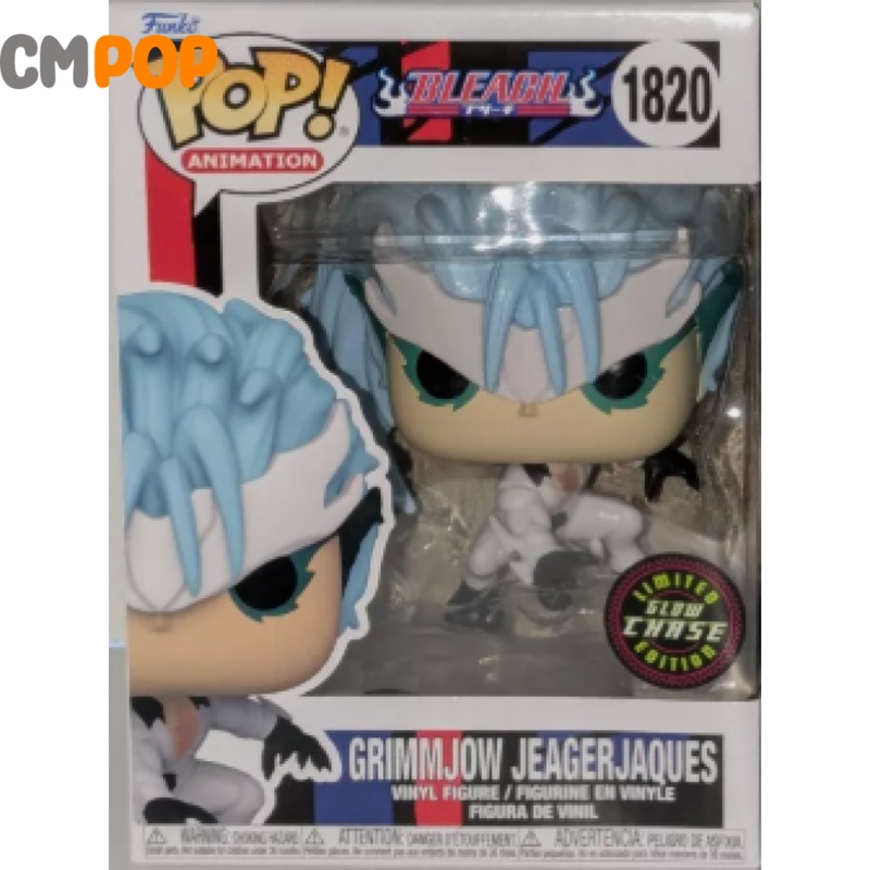 Grimmjow Jeagerjaques - #1820 - Funko Pop! - Bleach - Animation - Glow Chase Exclusive