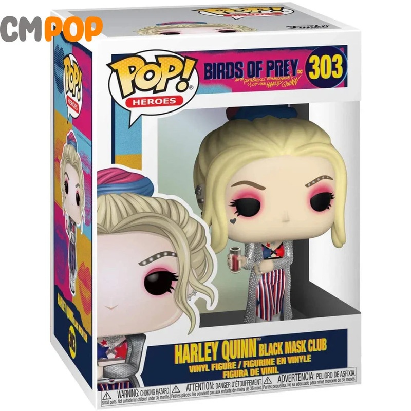 Harley Quinn Black Mask Club  - #303 - Funko Pop! - Heroes - DC - Birds Of Prey