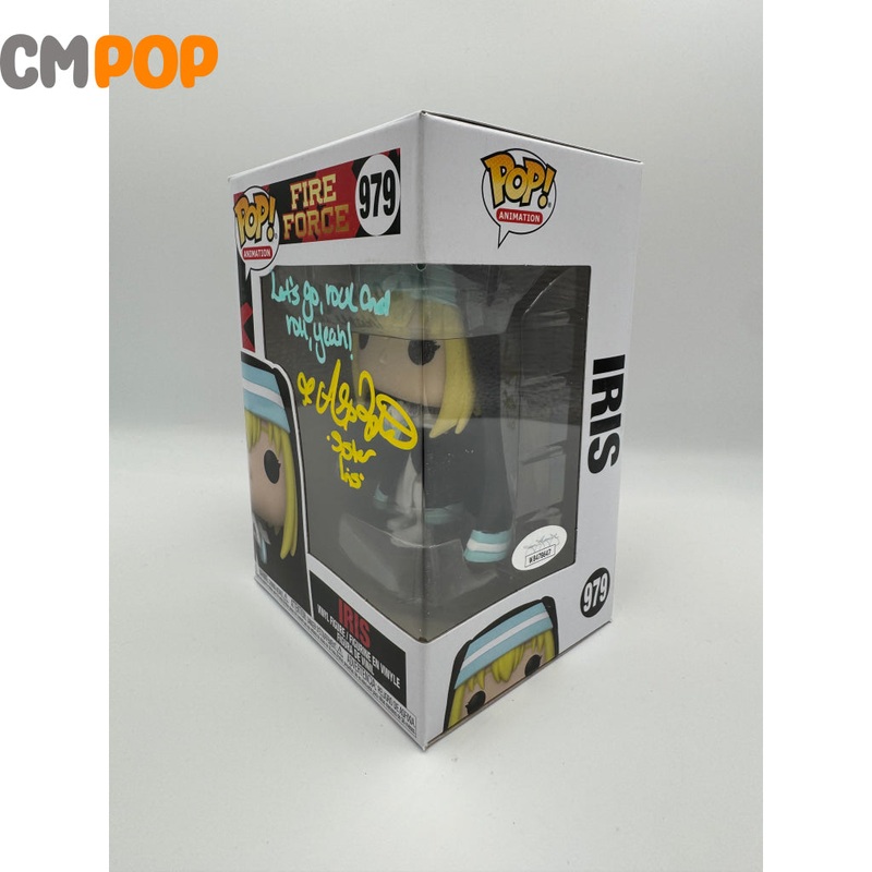 Iris - #979 - Funko Pop! - Animation  - Fire Force - Signed by Alexis Tipton - Certified Pop!
