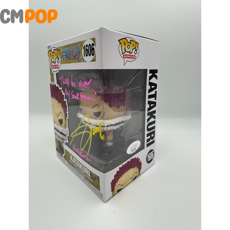 Katakuri  #1606 - Funko Pop! - One Piece  - Signed By Jonah Scott   - Certified Pop!