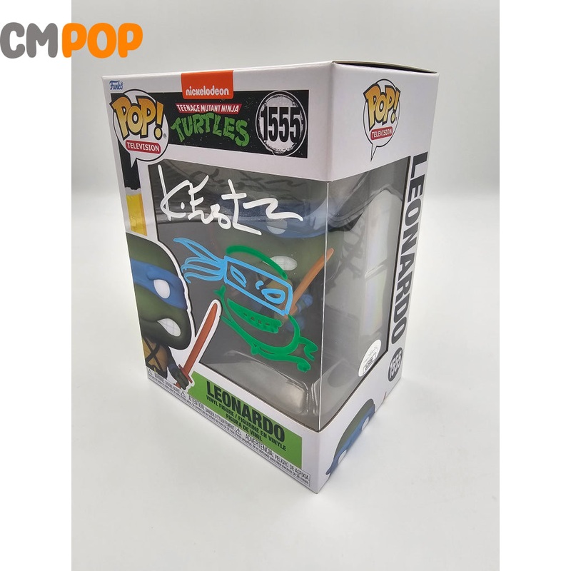 Leonardo - #1555 - Funko Pop! - Retro Toys - Nickelodeon - Teenage Mutant Hero Turtles - Signed by Kevin Eastman - Certified Pop!