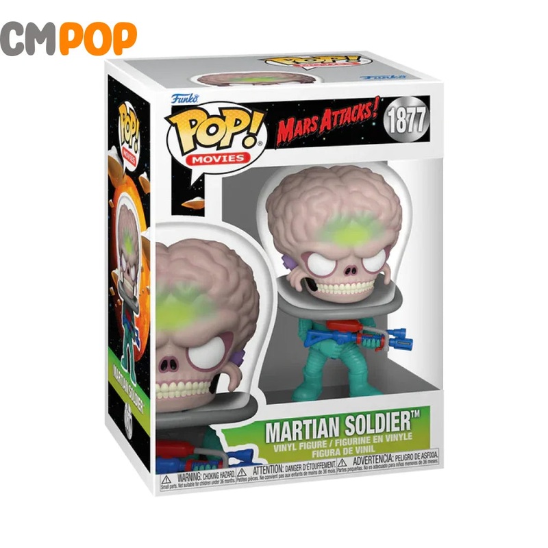 Martian Soldier - #1877 - Funko Pop! - Movies - Mars Attacks