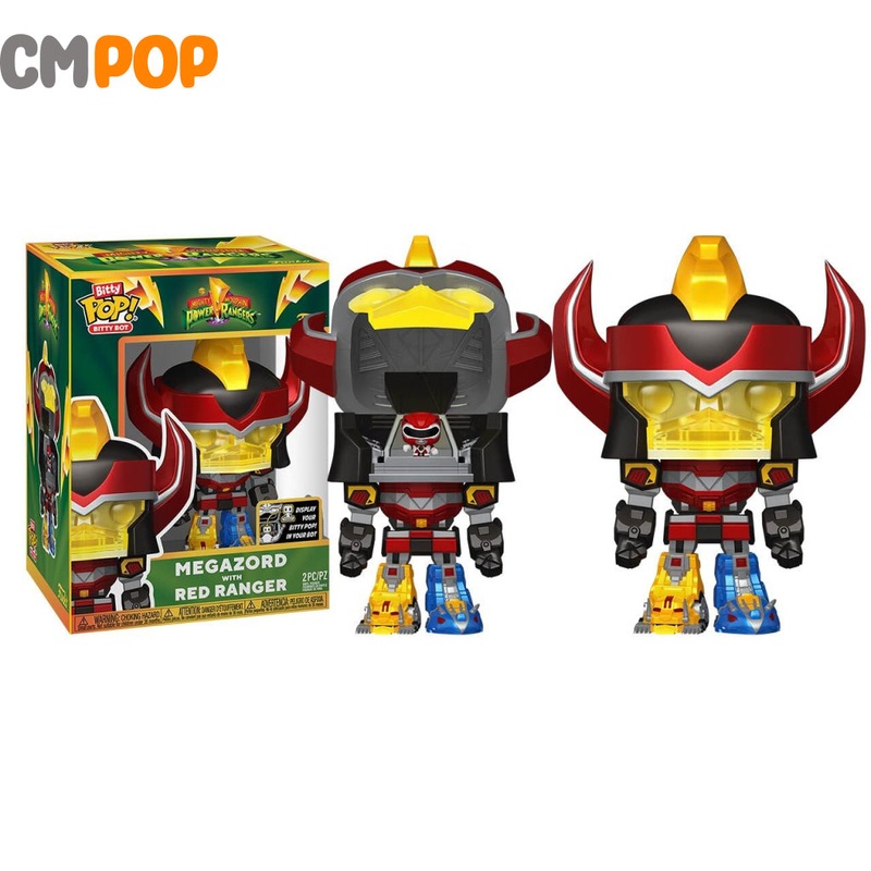 Megazord  with Red Ranger - Funko Bitty Pop! - Mighty Morphin Power Rangers