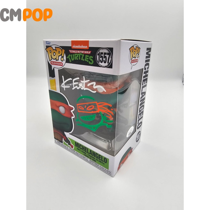 Michelangelo - #1557 - Funko Pop! - Retro Toys - Nickelodeon - Teenage Mutant Hero Turtles - Signed by Kevin Eastman - Certified Pop!
