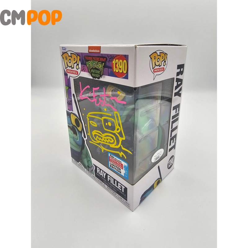 Ray Fillet - #1390 - Funko Pop! - Retro Toys - Nickelodeon - Teenage Mutant Hero Turtles - 2023 Fall Convention Limited Edition  - Signed by Kevin Eastman  - Certified Pop!