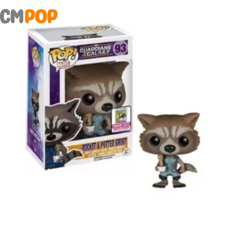 Rocket & Potted Groot - #93 - Funko Pop!  - Marvel - Guardians Of The Galaxy -  Comic Con 2015 Exclusive
