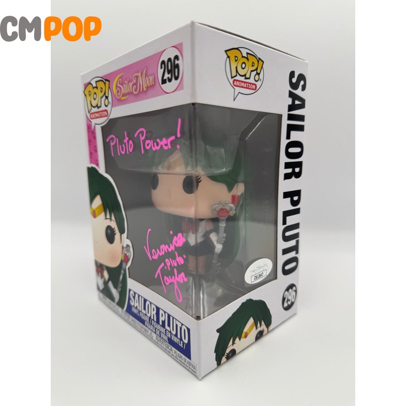 Sailor Pluto - #296 - Funko Pop! - Animation  - Sailor Moon    - Signed by Veronica Taylor   - Certified Pop!