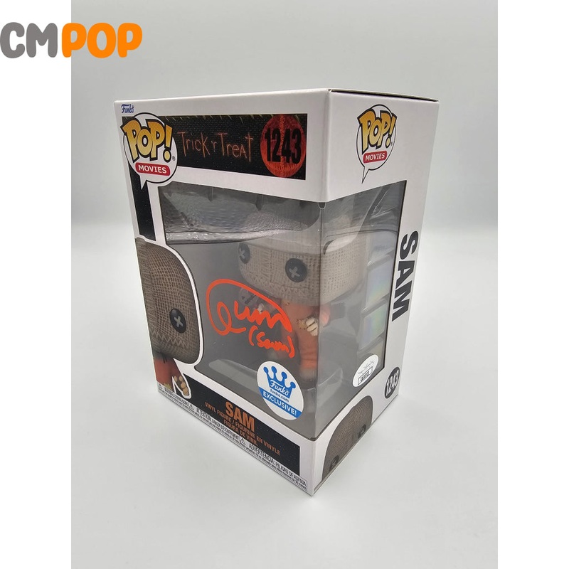 Sam - #1243 - Funko Pop! - Movies - Trick or Treat - Signed by Quinn Lord  - Certified Pop!