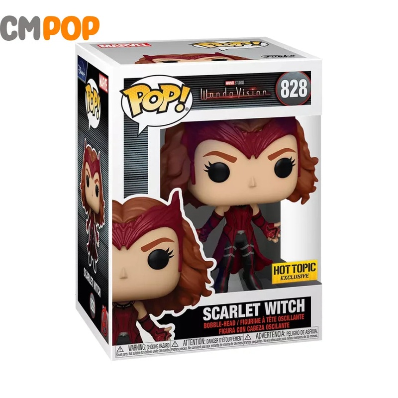 Scarlet Witch - #828- Funko Pop! -  WandaVision- Hot Topic Exclusive - Marvel