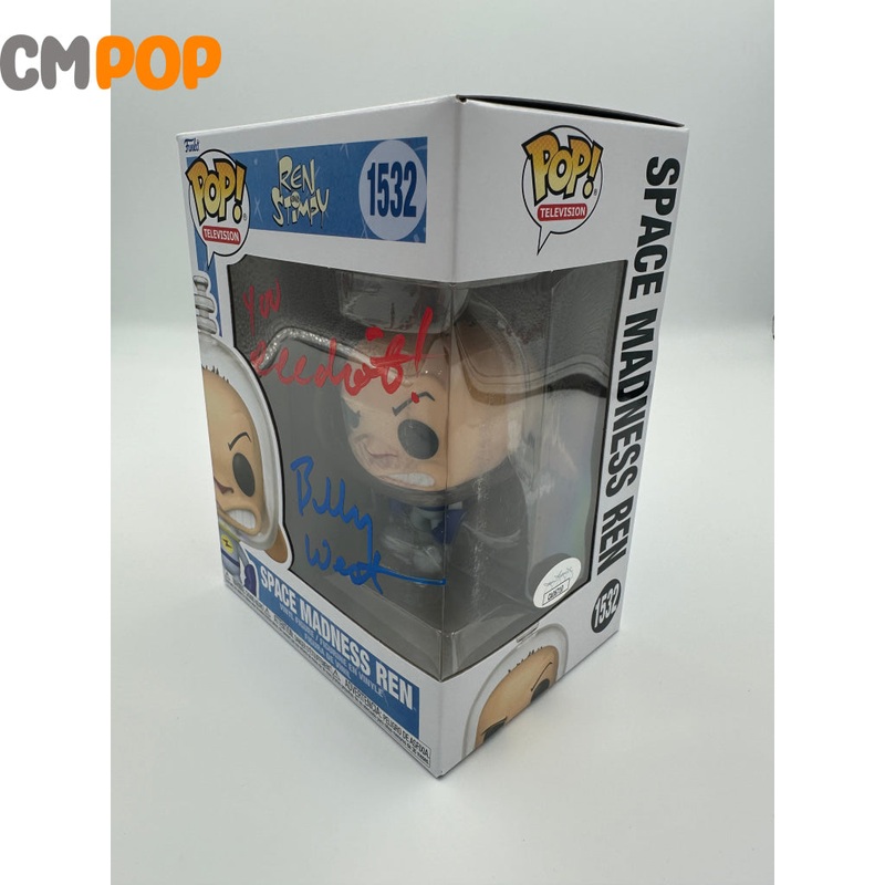 Space Madness Ren - #1532 - Funko Pop! - Television - Ren Stimpy - Signed by Billy West - Certified Pop!