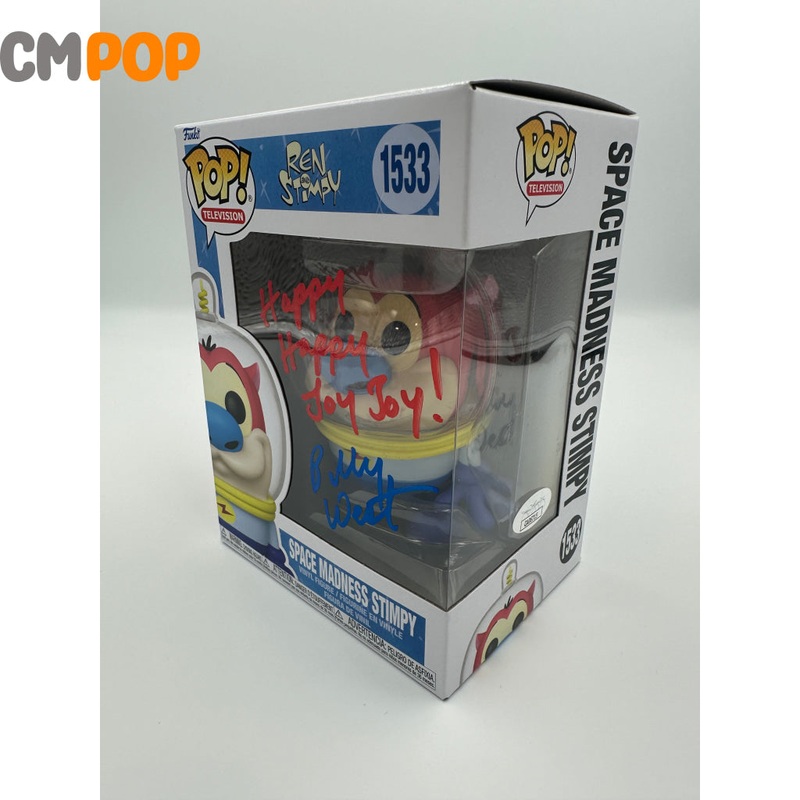 Space Madness Stimpy - #1533 - Funko Pop! - Television - Ren Stimpy - Signed by Billy West - Certified Pop!