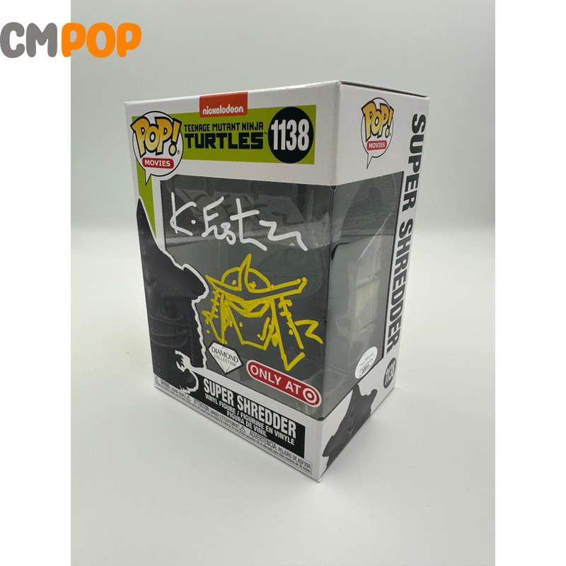 Super Shredder- #1138 - Funko Pop! - Movies - Nickelodeon - Teenage Mutant Hero Turtles - Diamond Collection - Target Exclusive - Signed by Kevin Eastman - Certified Pop!