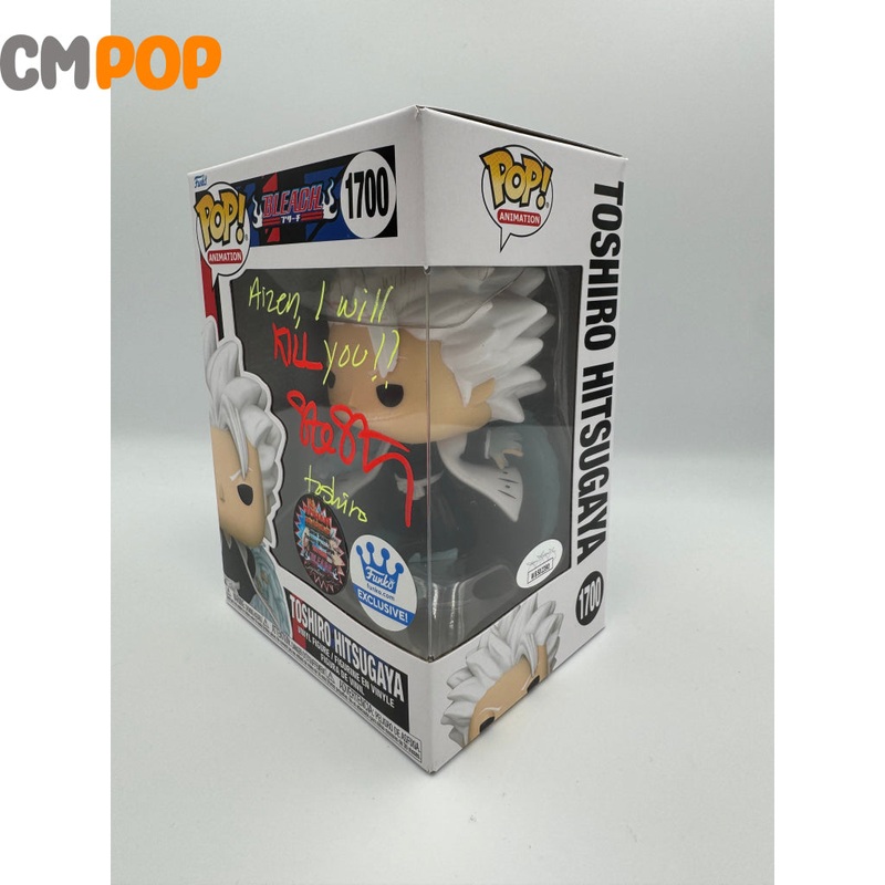 Toshiro Hitsugaya - #1700 - Funko Pop! - Animation  - Bleach  - Zohan Collectibles- Funko Exclusive - Signed by Steve Staley - Certified Pop!