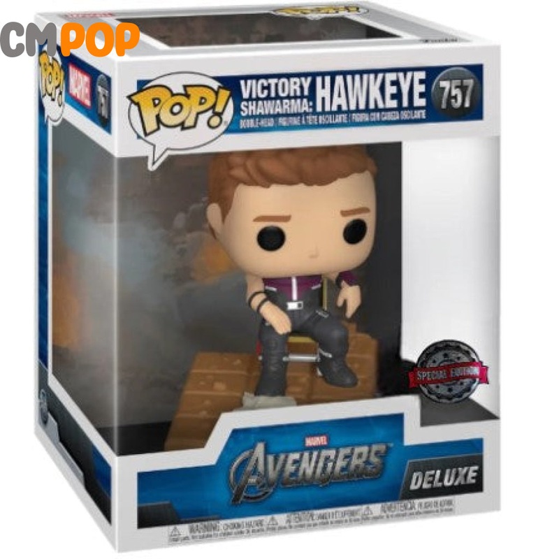 Victory Shawarma: Hawkeye - #757 - Funko Pop! - Deluxe -  Marvel - Avengers - Special Edition