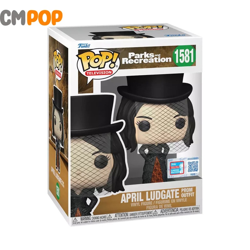 April Ludgate Prom Outfit  - #1581 - Funko Pop! - Parks and Rec - NYCC Stickered 2024 Comic Con Exclusive