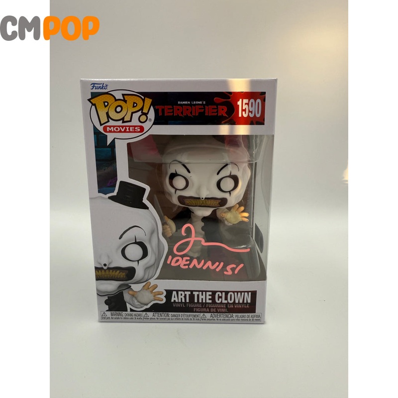 Art the Clown - #1590 - Funko Pop! - Movies - Terrifier -  Signed by John Abrahams - Certified Pop!