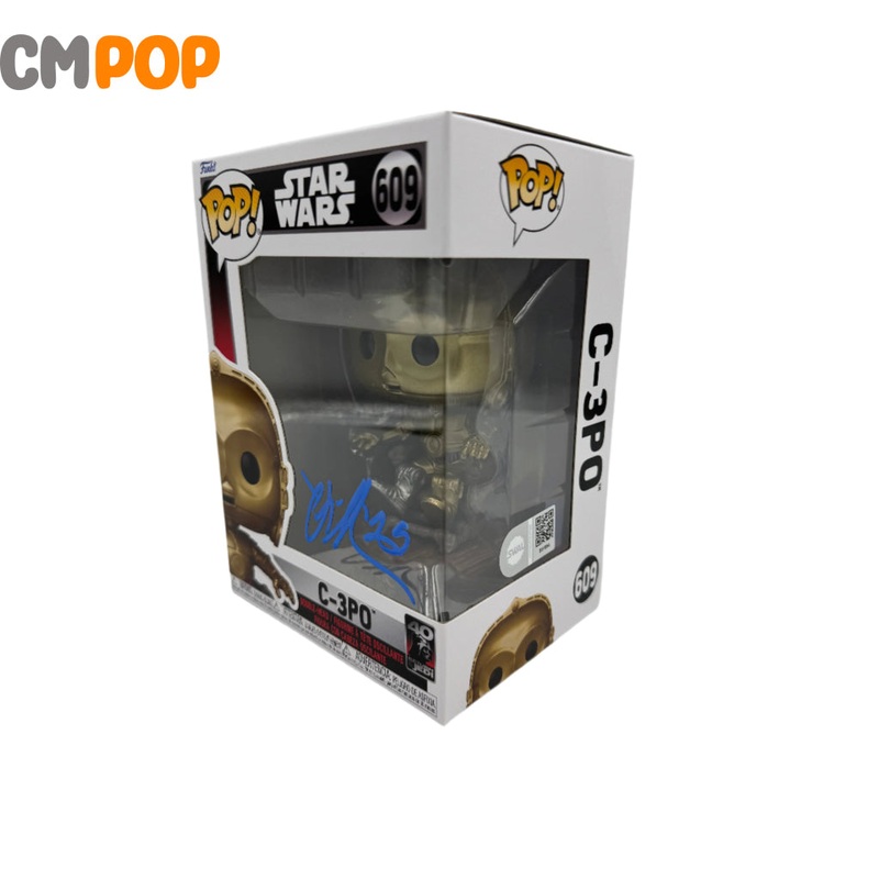 C-3P0 - #609 - Funko Pop! - Star Wars -  Signed by William O Neill - Certified Pop!