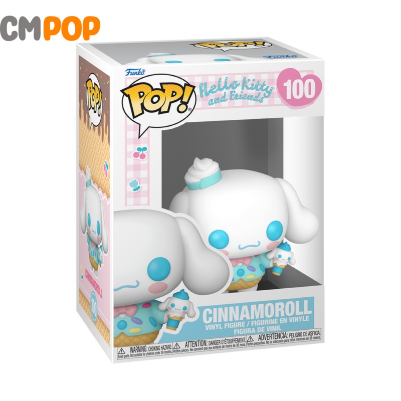Cinnamoroll with Ice Cream - #100 - Funko Pop! - Hello Kitty and Friends