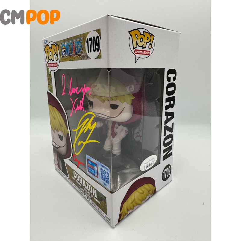 Corazon - #1709 - Funko Pop! - One Piece - 2024 Fall Con  Exclusive - Signed By Ray Chase - Certified Pop!