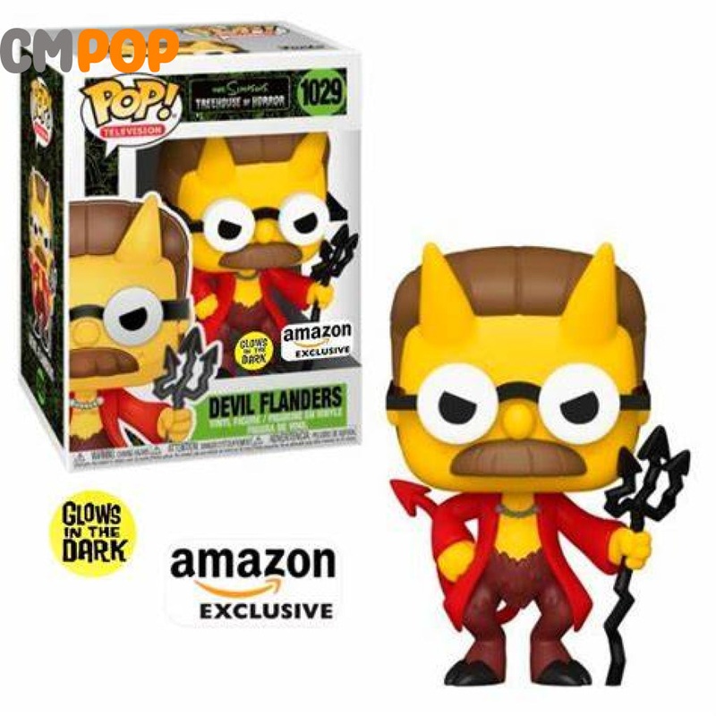 Devil Flanders - #1029 - Funko Pop! - The Simpsons - Glows in the dark - Amazon Exclusive
