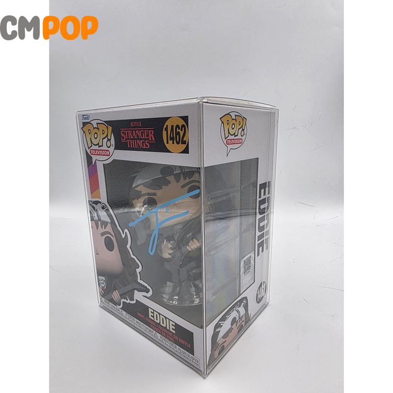 Eddie - #1462 - Funko Pop! -Television  - Netflix The Stranger Things  -  Signed by Joesph Quinn  - Certified by Official Pix