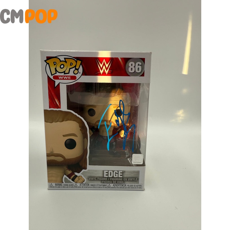 Edge - #86 - Funko Pop! - WWE - W - Signed by Adam Copeland - Certified Pop!