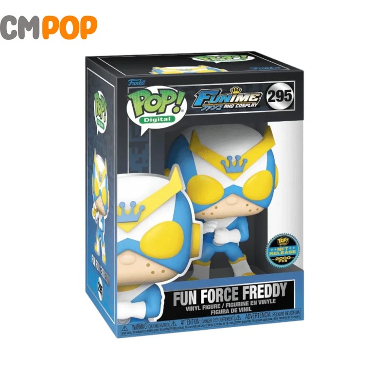 Fun Force Freddy - #295 - Funko Pop! - Digital - Funime and Cosplay - NFT Release 2000 PCS
