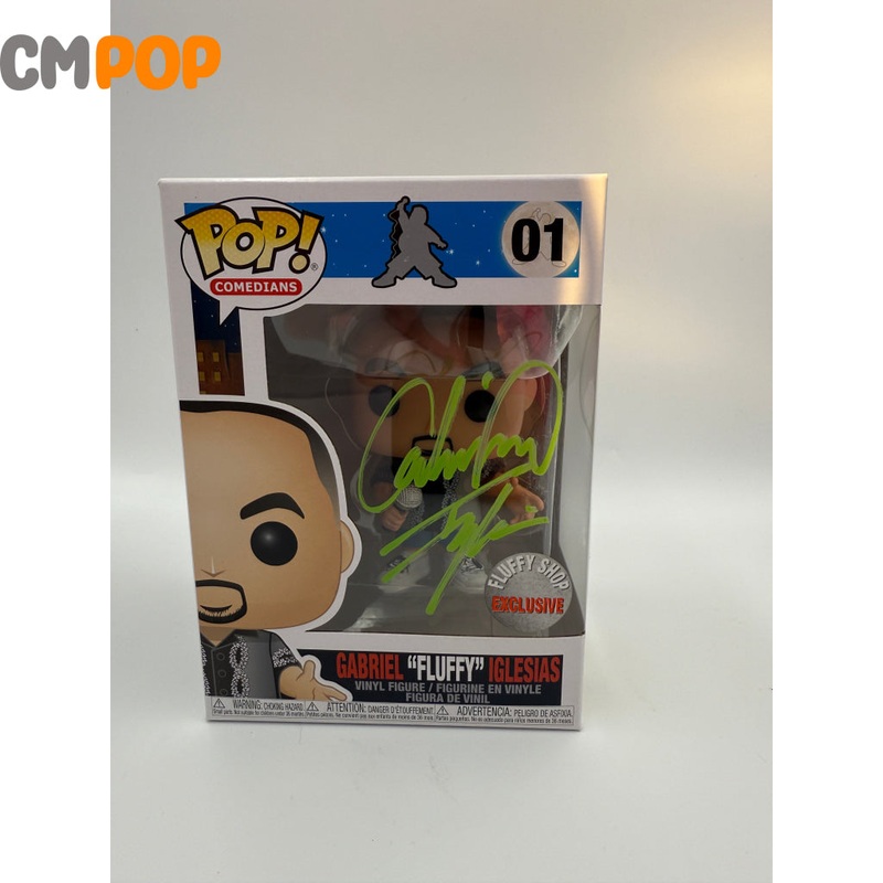 Gabriel "fluffy" Iglesias  - #01 - Funko Pop! - Comedians -  Signed by  - Certified Pop!