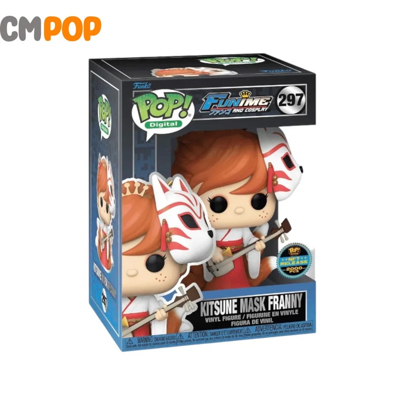Kitsune Mask Franny - #297 - Funko Pop! - Digital - Funime and Cosplay - NFT Release 2000 PCS