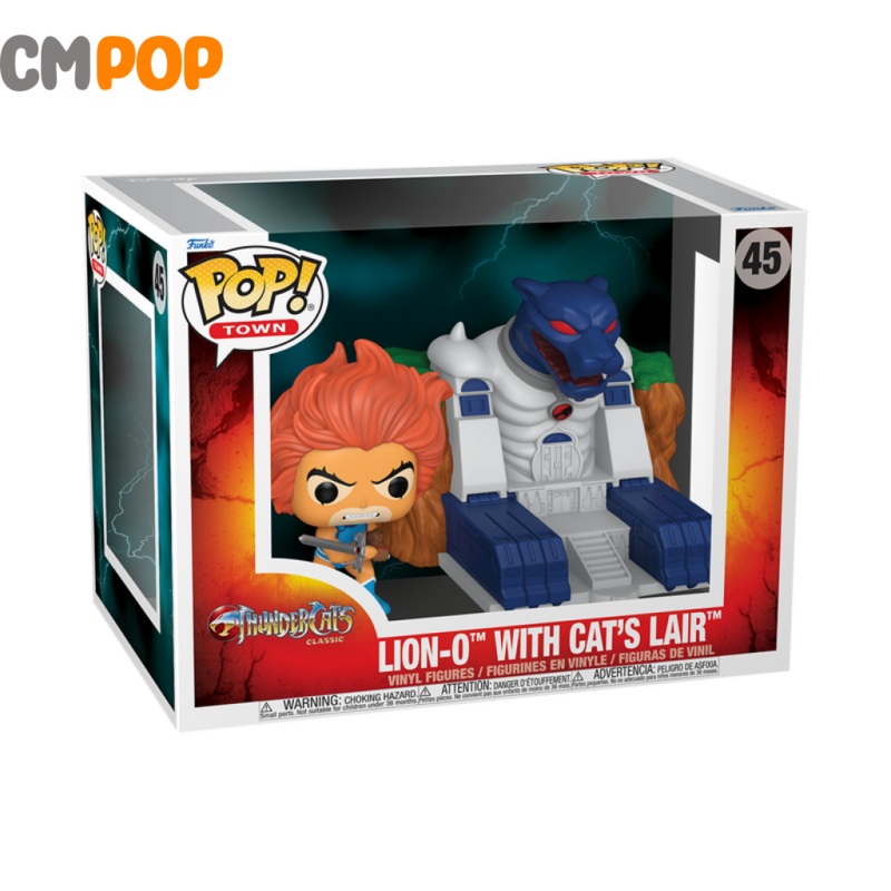 Lion-O with Cats Lair - #45 - Funko Pop! - Town- ThunderCats