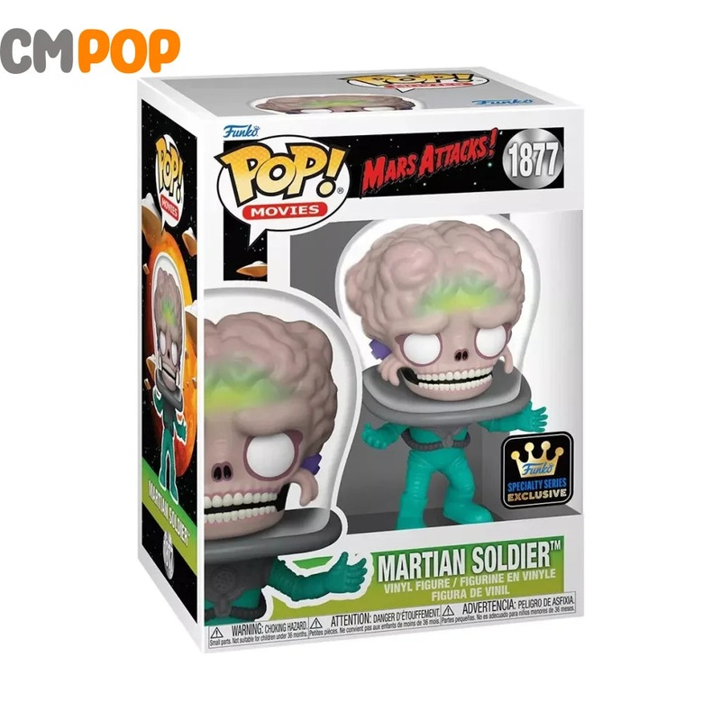 Martian Soldier - #1877 - Funko Pop! - Movies - Mars Attacks - Funko Speciality Series Exclusive