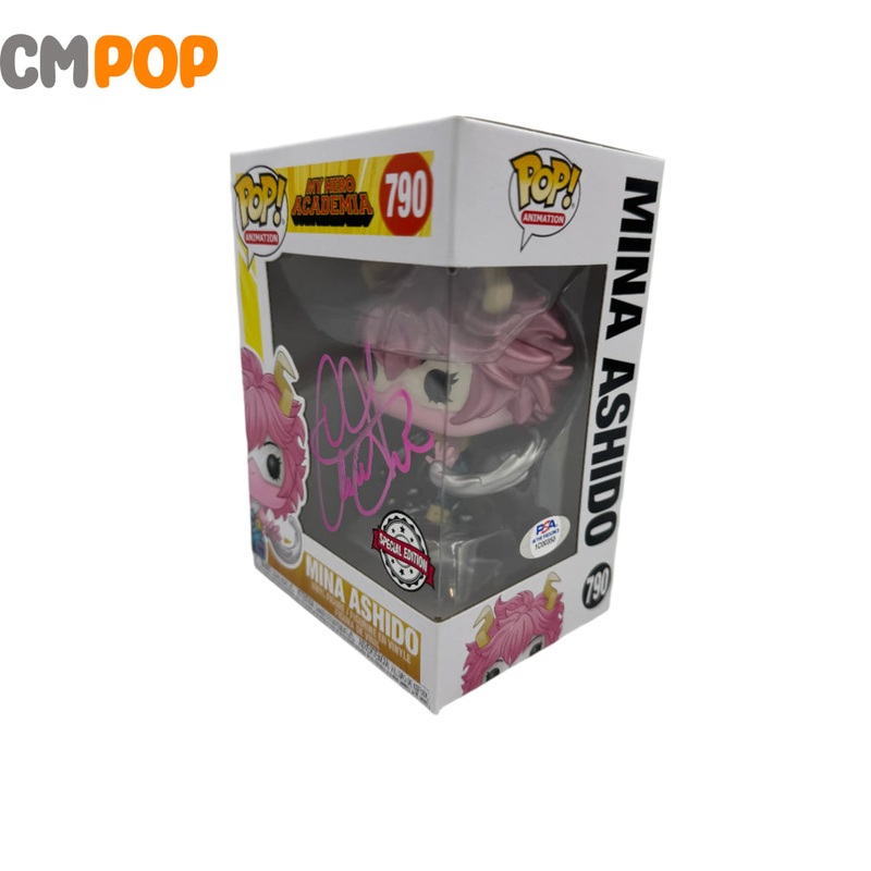 Mina Ashido - #790 - Funko Pop! - Animation -  My Hero Academia - Special Edition - Signed by Caitlin Glass - Certified Pop!