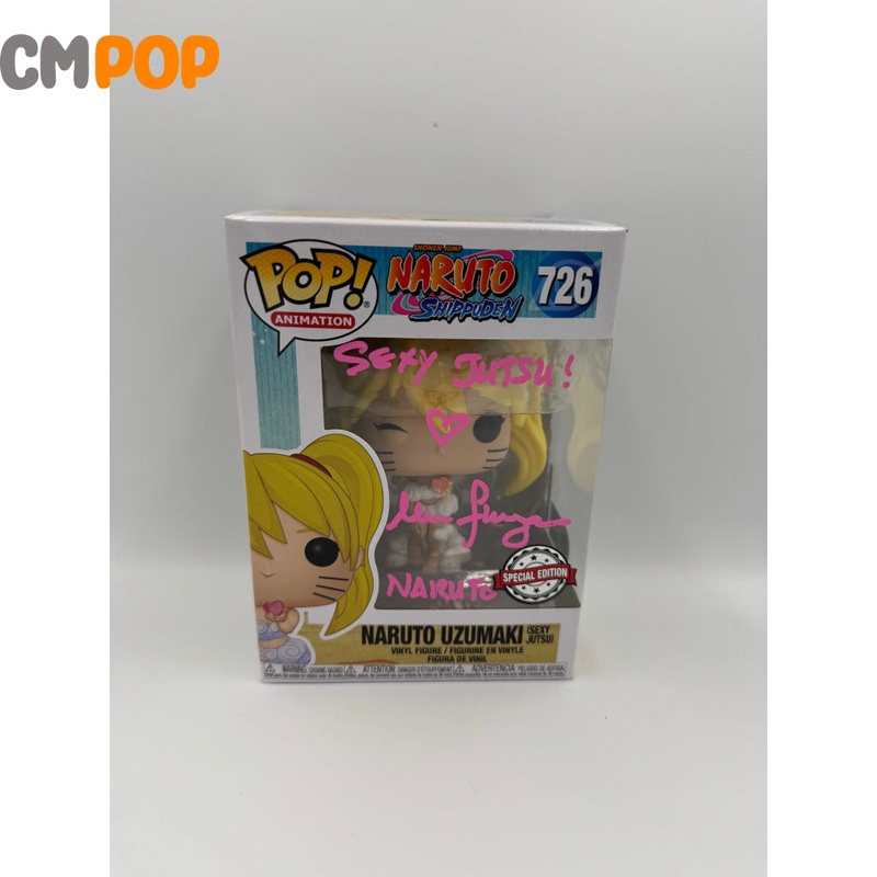 Naruto Uzumaki (Sexy Jutsui) - #726 - Funko Pop! - Animation - Naruto Shippuden - Special Edition - Signed By Maile Flanagan- Certified Pop!