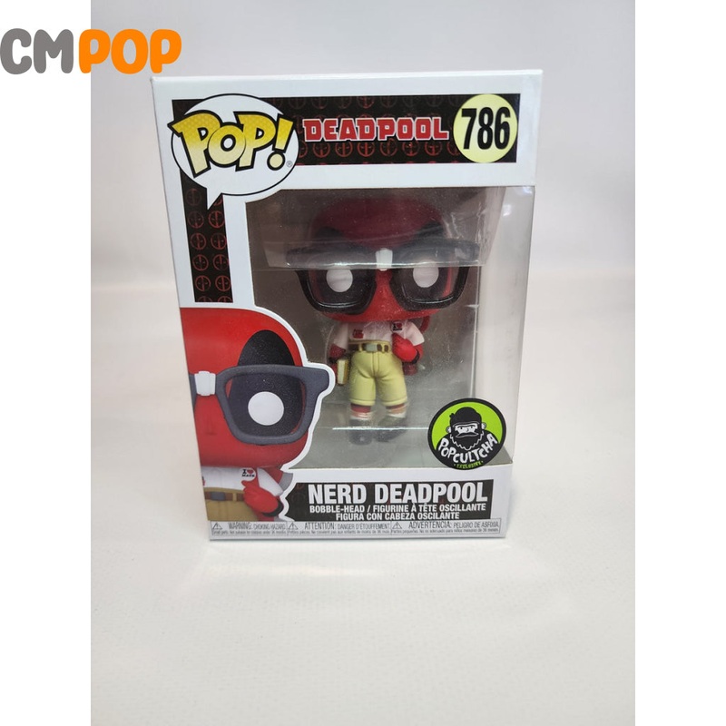 Nerd Deadpool  - #786 - Funko Pop! - Marvel - Deadpool - Popculcha Exclusive