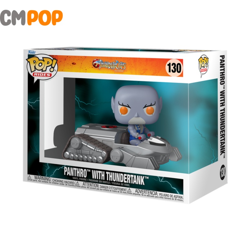 Panthro with ThunderTank - #130 - Funko Pop! - Rides- ThunderCats