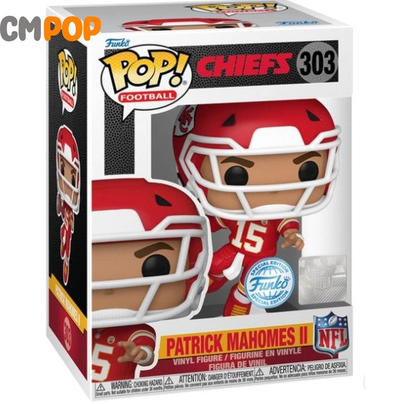 Patrick Mahomes - #303 - Funko Pop! - NFL - Chiefs - Football - Funko Exclusive