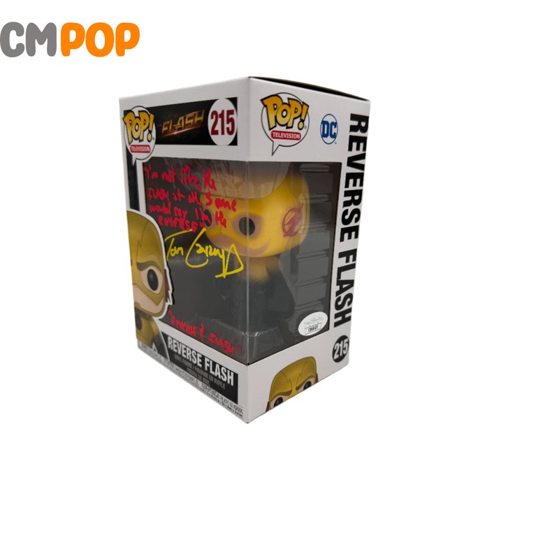 Reverse Flash - #215 - Funko Pop! - Television  - Flash -  Signed by Tom Cavanagh - Certified Pop!