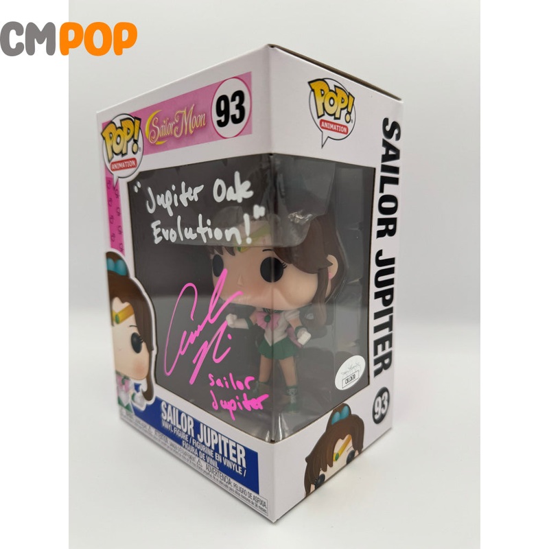 Sailor Jupiter - #93 - Funko Pop! - Animation  - Sailor Moon    - Signed by Amanda Miller   - Certified Pop!