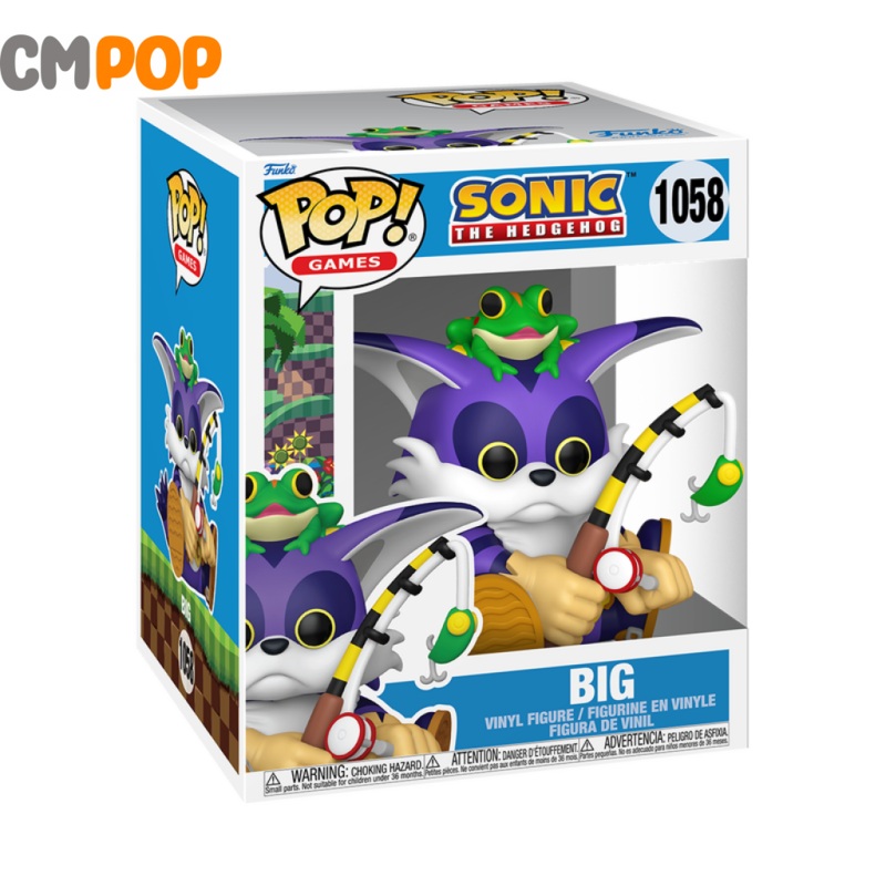 Super Big the Cat With Froggy - #1058 - Funko Pop! - Games -  Sonic the Hedgehog
