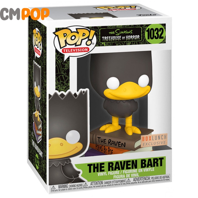 The Raven Bart - #1032 - Funko Pop! - The Simpsons - Box Lunch Exclusive