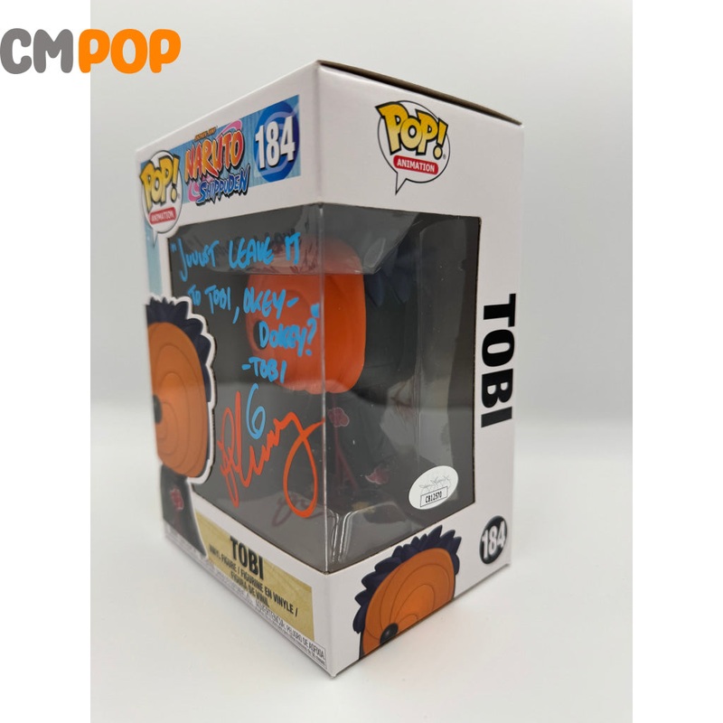 Tobi- #184 - Funko Pop! - Animation - Naruto Shippuden - Signed by Michael Yurchak - Certified Pop!