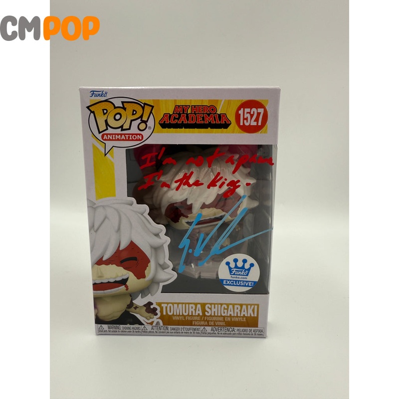 Tomura Shigaraki- #1527 - Funko Pop! - Animation - My Hero Academia - Funko Exclusive - Signed by  Eric Vale - Certified Pop!