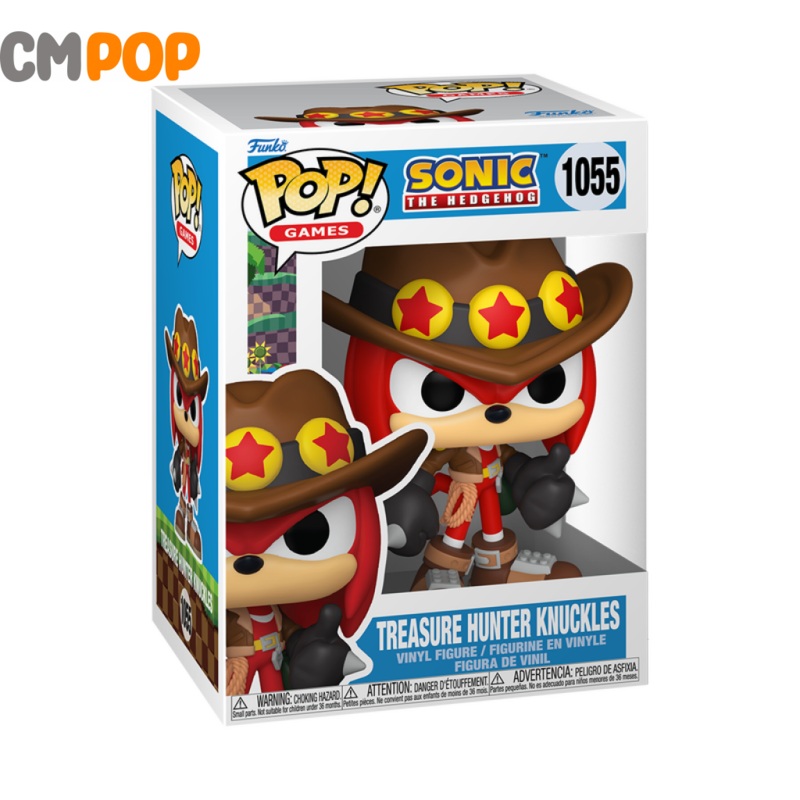 Treasure Hunter Knuckles - #1055 - Funko Pop! - Games -  Sonic the Hedgehog