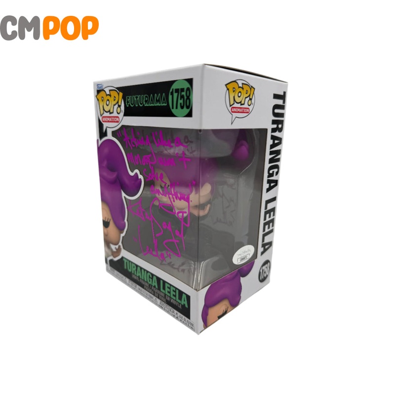 Turanga Leela - #1758 - Funko Pop! - Animation - Futurama -  Signed by  Katey Sagal - Certified Pop!