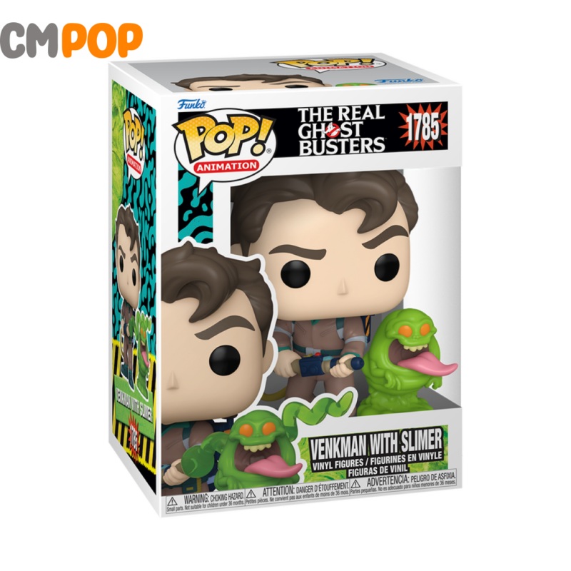 Venkman with Slimer - #1785 - Funko Pop! - Animation - The Real Ghost Busters