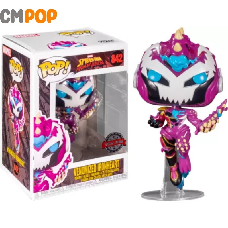 Venomized Ironheart - #842  - Funko Pop! - Marvel - Spiderman Maximum Venom - Special Edition