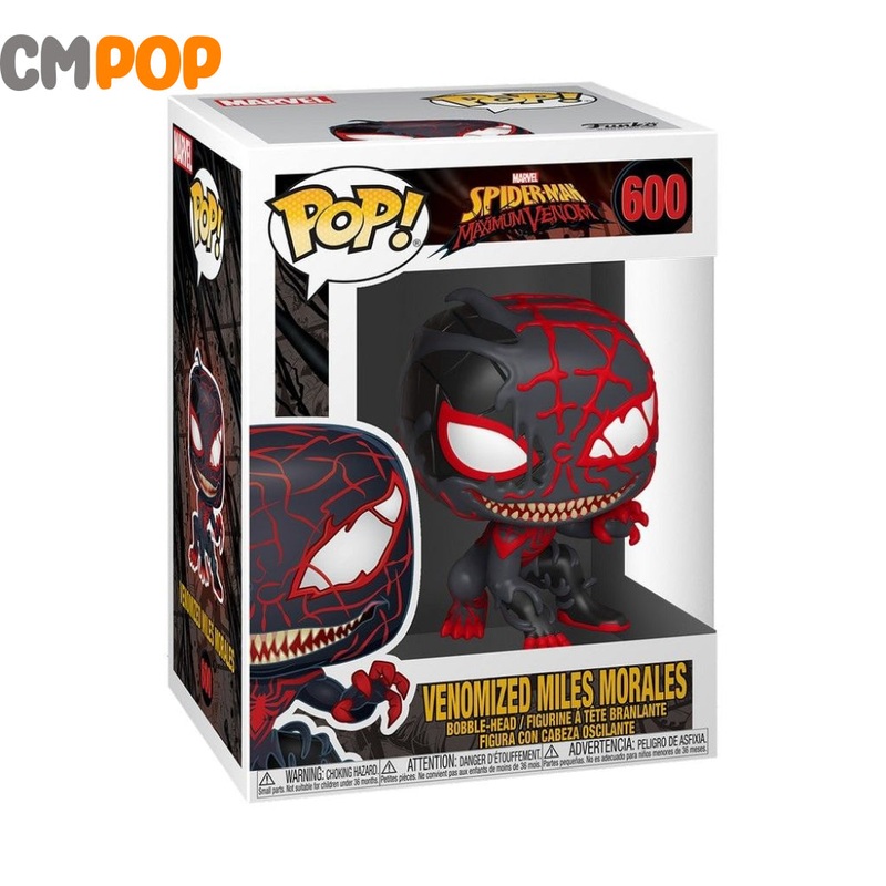 Venomized Miles Morales - #600  - Funko Pop! - Marvel - Spiderman Maximum Venom